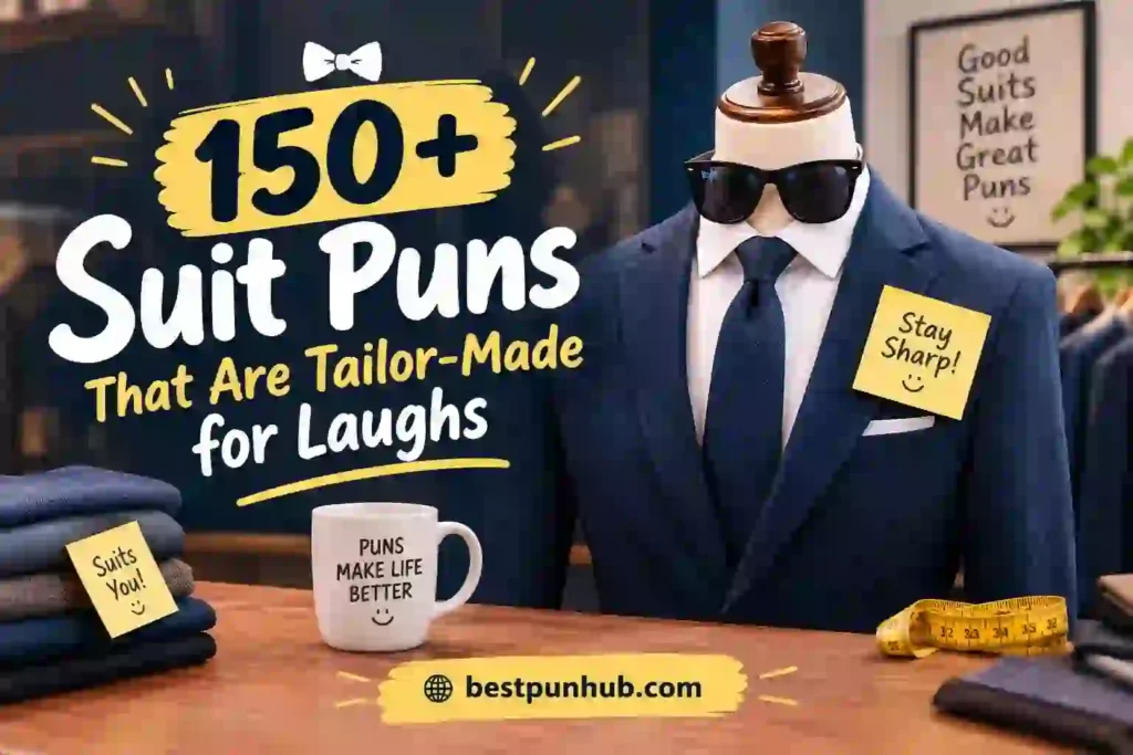150+ Suit Puns for Laughs