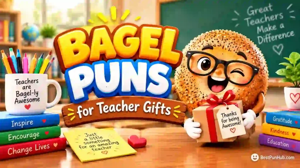How to Use Bagel Puns for Teacher Gifts