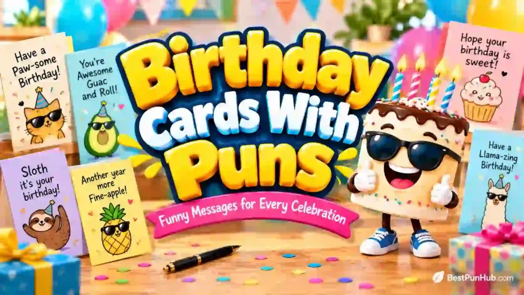 200+ Birthday Cards With Puns for Every Age