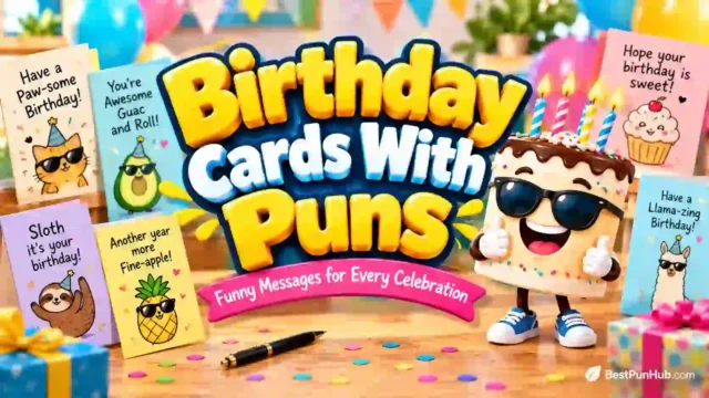 200+ Birthday Cards With Puns for Every Age