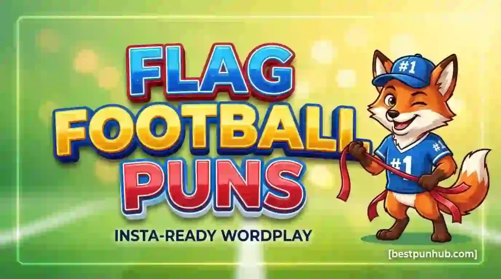 Flag Football Puns for Instagram Captions