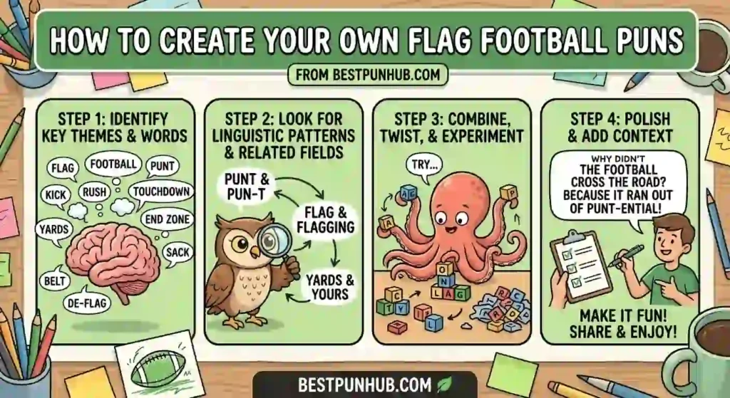 How to Create Your Own Flag Football Puns