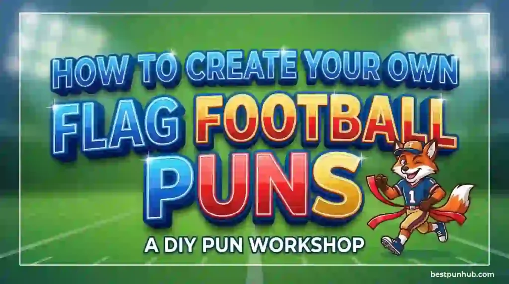 How to Create Your Own Flag Football Puns