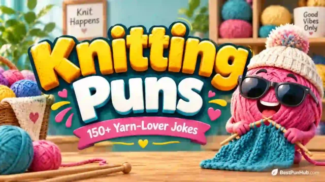150+ Funny Knitting Puns for Yarn Lovers