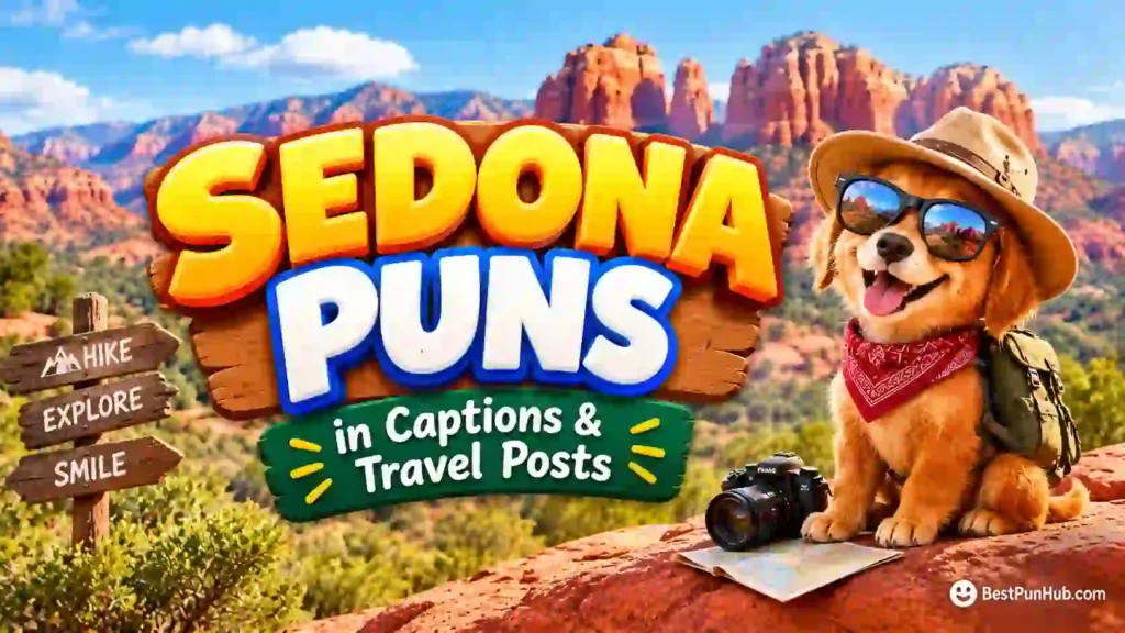 How to Use Sedona Puns in Captions and Travel Posts