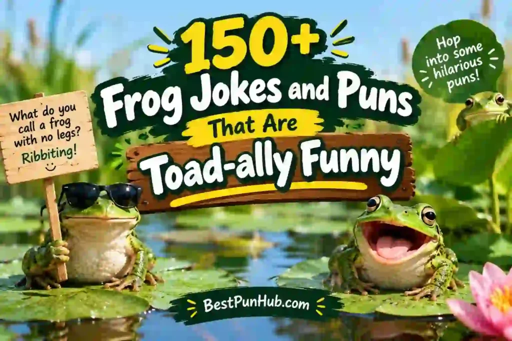 150+ Frog Jokes and Puns That Are Toad-ally Funny